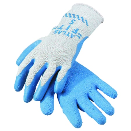Showa Atlas Atlas Fit Unisex Indoor/Outdoor Coated Work Gloves Blue/Gray S 1 pair 300S-07.RT